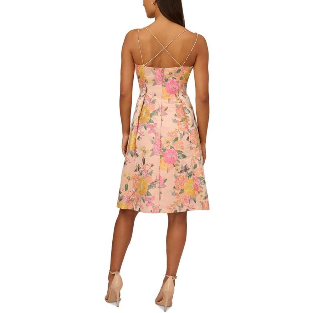 Adrianna Papell Pink Spaghetti Strap Sundress - Picture 2 of 2